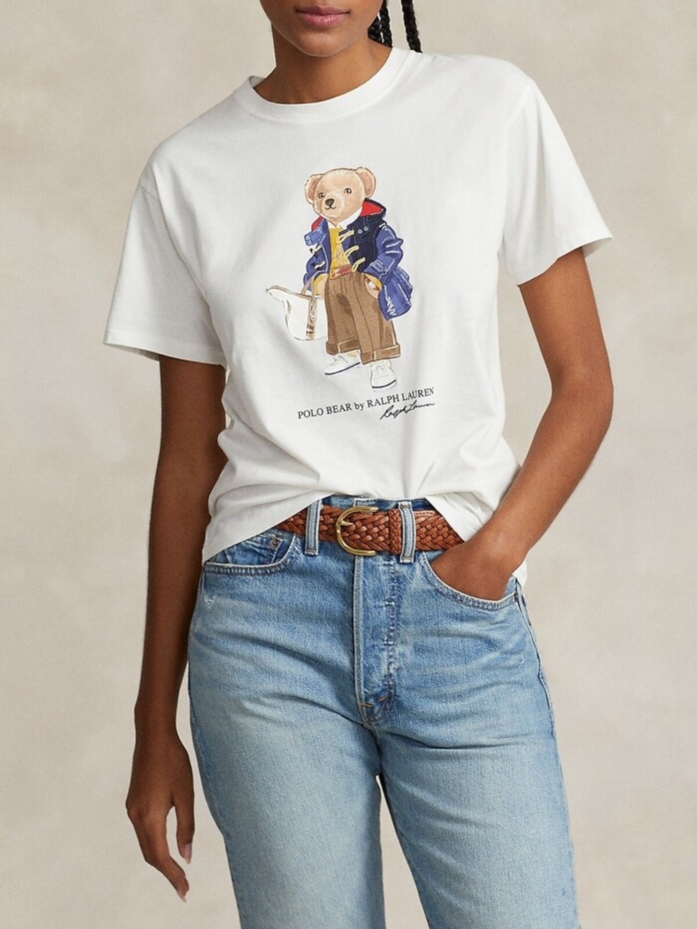 Polo Bear Graphic Tee by Ralph Lauren Women size XL in really good condition